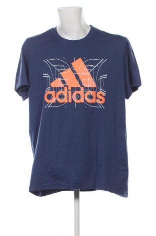 Tricou de bărbați Adidas, Mărime XXL, Culoare Albastru, Preț 88,99 Lei