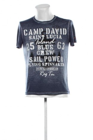 Tricou de bărbați Camp David, Mărime S, Culoare Albastru, Preț 80,99 Lei
