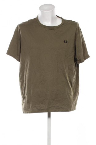 Ανδρικό t-shirt Fred Perry, Μέγεθος 3XL, Χρώμα Πράσινο, Τιμή 16,99 €