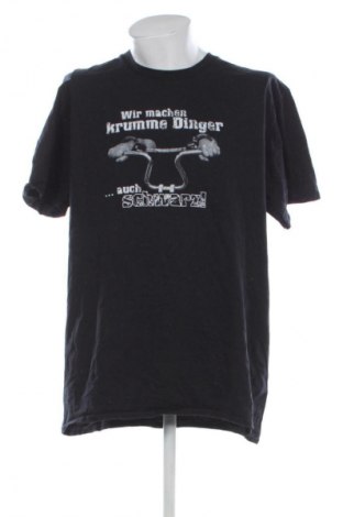 Ανδρικό t-shirt Gildan, Μέγεθος XXL, Χρώμα Μαύρο, Τιμή 8,99 €