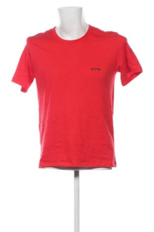 Męski T-shirt Hugo Boss, Rozmiar L, Kolor Czerwony, Cena 135,99 zł