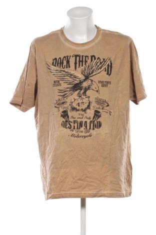 Мъжка тениска John F. Gee, Размер XXL, Цвят Кафяв, Цена 8,18 €