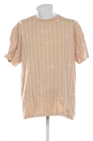 Męski T-shirt Karl Kani, Rozmiar XXL, Kolor Beżowy, Cena 69,99 zł