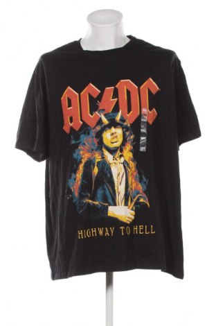 Męski T-shirt Kiabi, Rozmiar 4XL, Kolor Czarny, Cena 40,99 zł