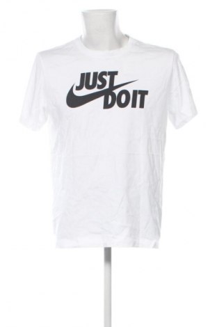 Męski T-shirt Nike, Rozmiar L, Kolor Biały, Cena 76,99 zł