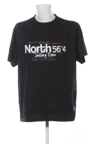 Męski T-shirt North 56-4, Rozmiar XXL, Kolor Czarny, Cena 71,99 zł