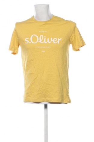 Męski T-shirt S.Oliver, Rozmiar M, Kolor Żółty, Cena 39,99 zł