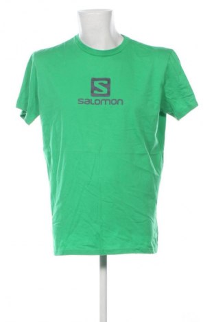 Ανδρικό t-shirt Salomon, Μέγεθος XL, Χρώμα Πράσινο, Τιμή 21,99 €
