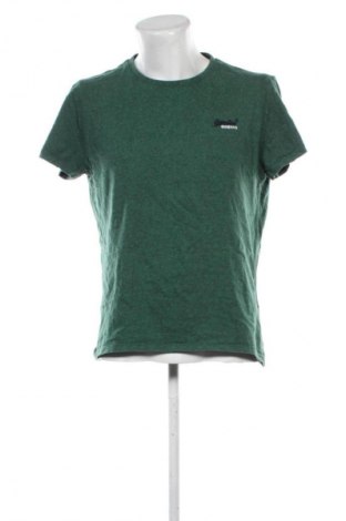 Ανδρικό t-shirt Superdry, Μέγεθος XL, Χρώμα Πράσινο, Τιμή 13,99 €