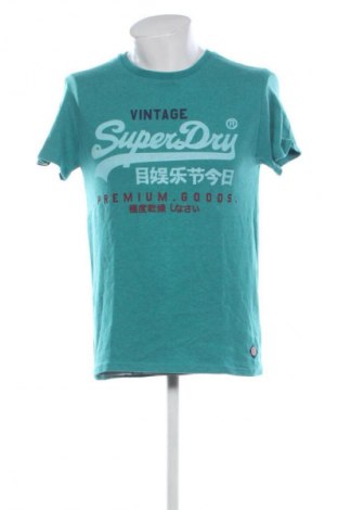 Ανδρικό t-shirt Superdry, Μέγεθος M, Χρώμα Πράσινο, Τιμή 12,99 €