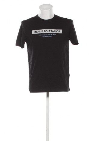 Ανδρικό t-shirt Tom Tailor, Μέγεθος L, Χρώμα Μαύρο, Τιμή 9,99 €