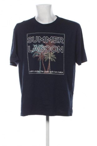 Męski T-shirt Tom Tailor, Rozmiar 3XL, Kolor Niebieski, Cena 70,92 zł