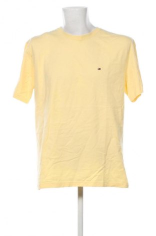Męski T-shirt Tommy Hilfiger, Rozmiar XL, Kolor Żółty, Cena 107,99 zł