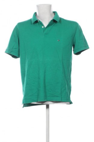 Męski T-shirt Tommy Hilfiger, Rozmiar XL, Kolor Zielony, Cena 150,99 zł