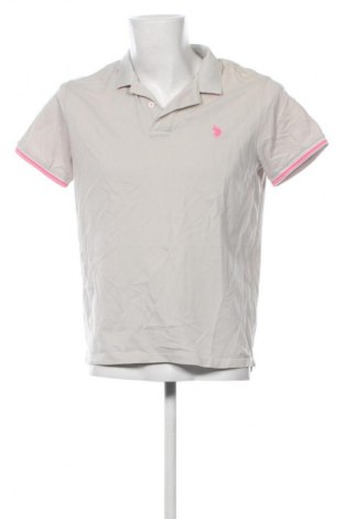 Férfi póló U.S. Polo Assn., Méret L, Szín Bézs, Ár 10 419 Ft