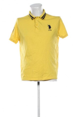Ανδρικό t-shirt U.S. Polo Assn., Μέγεθος XL, Χρώμα Κίτρινο, Τιμή 25,00 €