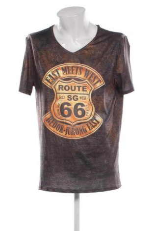 Tricou de bărbați Unbranded, Mărime L, Culoare Maro, Preț 50,59 Lei