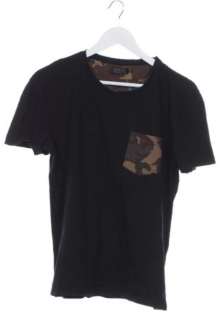 Męski T-shirt Zara, Rozmiar XS, Kolor Czarny, Cena 42,87 zł