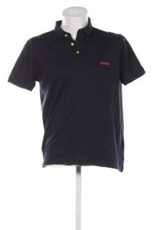 Męski T-shirt Zegna, Rozmiar M, Kolor Niebieski, Cena 504,93 zł