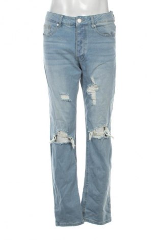 Męskie jeansy Boohoo, Rozmiar M, Kolor Niebieski, Cena 107,00 zł