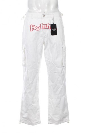 Ανδρικό τζίν Boohoo, Μέγεθος L, Χρώμα Λευκό, Τιμή 17,99 €