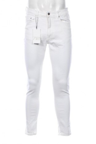 Blugi de bărbați Zara, Mărime S, Culoare Alb, Preț 100,99 Lei