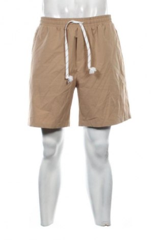 Męskie szorty SHEIN, Rozmiar XL, Kolor Brązowy, Cena 80,38 zł