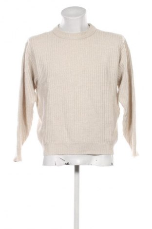 Herrenpullover Carlo Colucci, Größe L, Farbe Beige, Preis 31,73 €