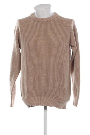 Ανδρικό πουλόβερ H&M L.O.G.G., Μέγεθος M, Χρώμα  Μπέζ, Τιμή 17,92 €