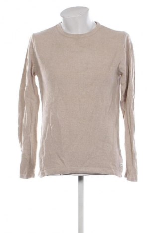 Ανδρικό πουλόβερ Jack & Jones, Μέγεθος M, Χρώμα  Μπέζ, Τιμή 11,99 €