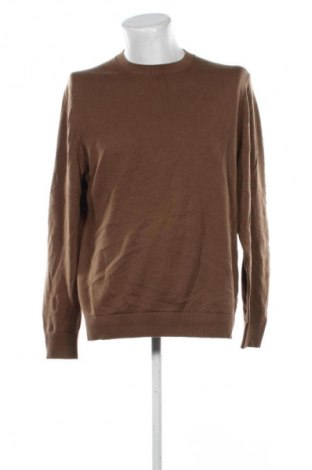 Мъжки пуловер Massimo Dutti, Размер XL, Цвят Кафяв, Цена 32,00 €
