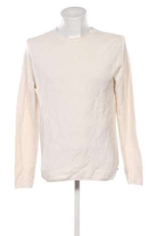 Pulover de bărbați Q/S by S.Oliver, Mărime L, Culoare Ecru, Preț 100,99 Lei