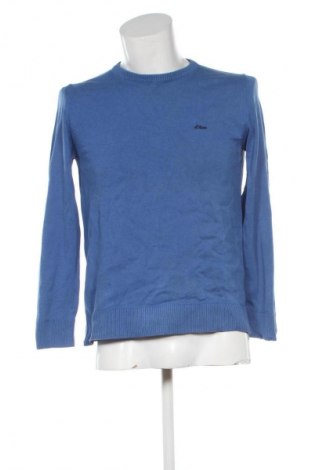Herrenpullover S.Oliver, Größe M, Farbe Blau, Preis 14,99 €