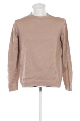 Męski sweter Sinsay, Rozmiar L, Kolor Beżowy, Cena 95,59 zł