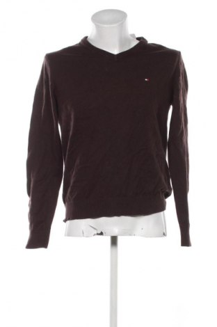 Pulover de bărbați Tommy Hilfiger, Mărime M, Culoare Maro, Preț 237,00 Lei