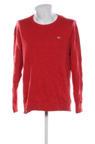 Pánský svetr  Tommy Jeans, Velikost L, Barva Červená, Cena  909,00 Kč