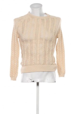 Pulover de bărbați Zara, Mărime S, Culoare Bej, Preț 83,41 Lei