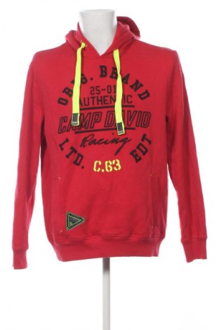 Hanorac de bărbați Camp David, Mărime XL, Culoare Roșu, Preț 135,99 Lei