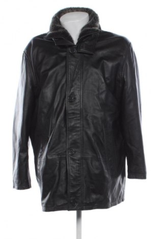 Ανδρικό δερμάτινο μπουφάν David Moore, Μέγεθος XXL, Χρώμα Μαύρο, Τιμή 112,99 €