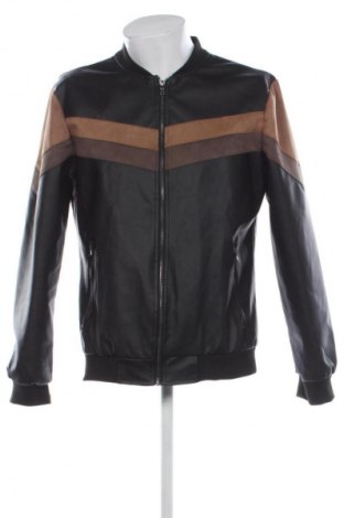 Męska skórzana kurtka Defacto, Rozmiar L, Kolor Kolorowy, Cena 133,96 zł