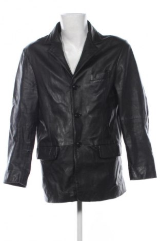 Ανδρικό δερμάτινο μπουφάν Gipsy, Μέγεθος XL, Χρώμα Μαύρο, Τιμή 141,90 €