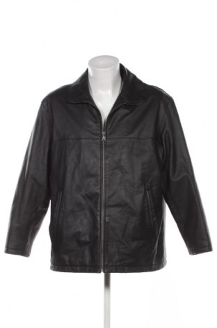 Мъжко кожено яке ONLY, Размер XL, Цвят Черен, Цена 55,21 €