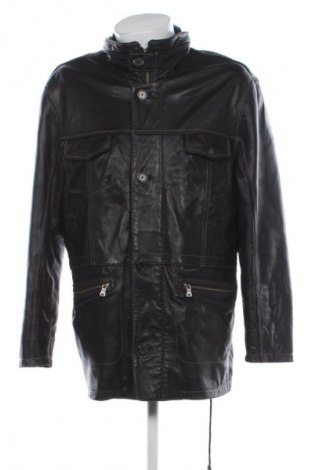 Geacă de piele pentru bărbati SAKI, Mărime L, Culoare Negru, Preț 327,99 Lei