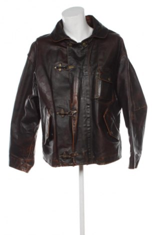 Pánska kožená bunda  Unbranded, Veľkosť XXL, Farba Hnedá, Cena  55,00 €
