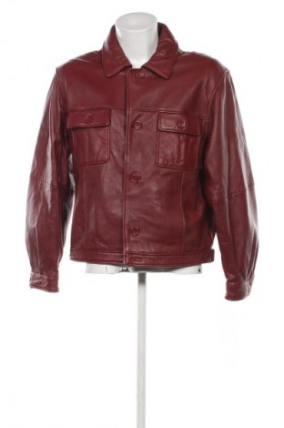 Geacă de piele pentru bărbati Unbranded, Mărime XL, Culoare Roșu, Preț 267,99 Lei