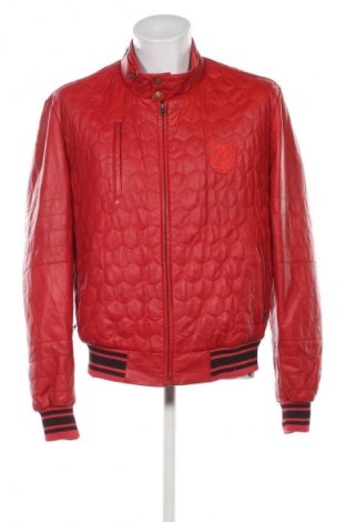 Męska skórzana kurtka Unbranded, Rozmiar XXL, Kolor Czerwony, Cena 225,99 zł