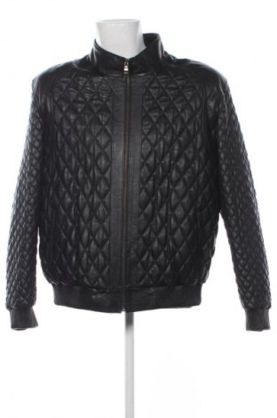 Мъжко кожено яке Unbranded, Размер XXL, Цвят Черен, Цена 54,67 €