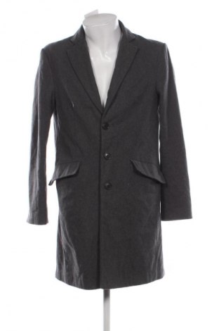 Męski płaszcz Stradivarius, Rozmiar M, Kolor Szary, Cena 110,99 zł