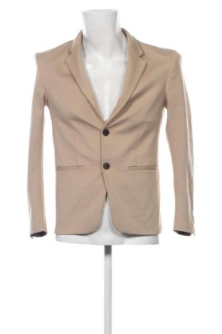 Herren Sakko Zara, Größe M, Farbe Beige, Preis 16,99 €