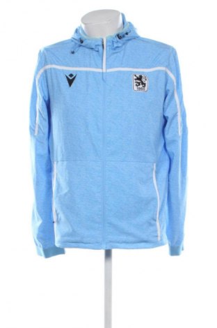 Ανδρική αθλητική ζακέτα Macron, Μέγεθος L, Χρώμα Μπλέ, Τιμή 12,99 €